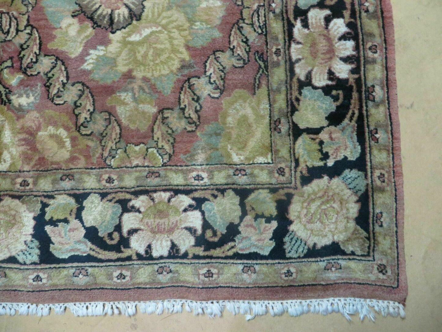 6' X 9' Handmade India Floral Oriental Wool Rug Carpet - Nuvé