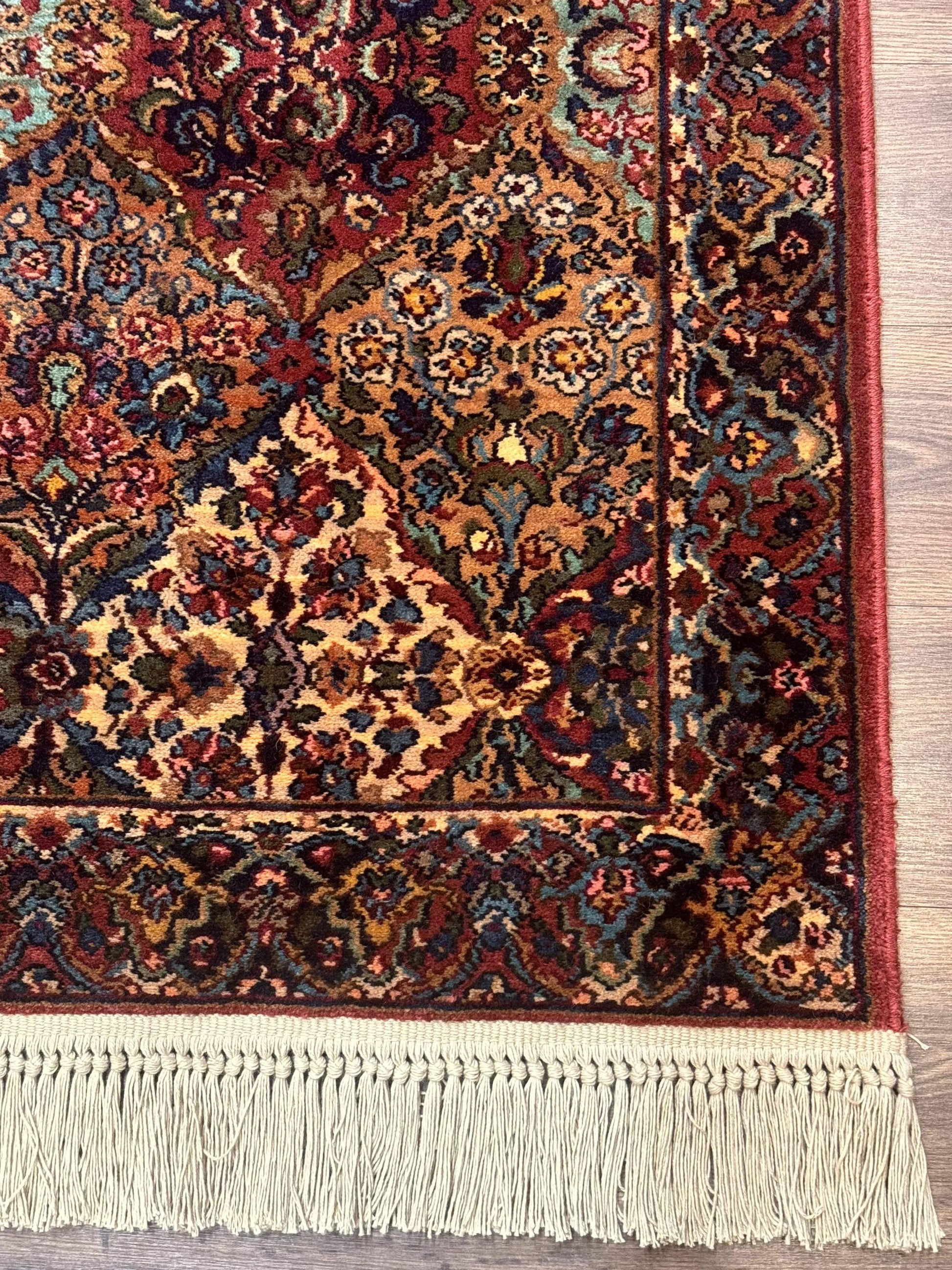 Karastan Rug 2.6 x 4 Multicolor Panel Kirman #717, Original 700 Series, Wool Pile Discontinued - Nuvé