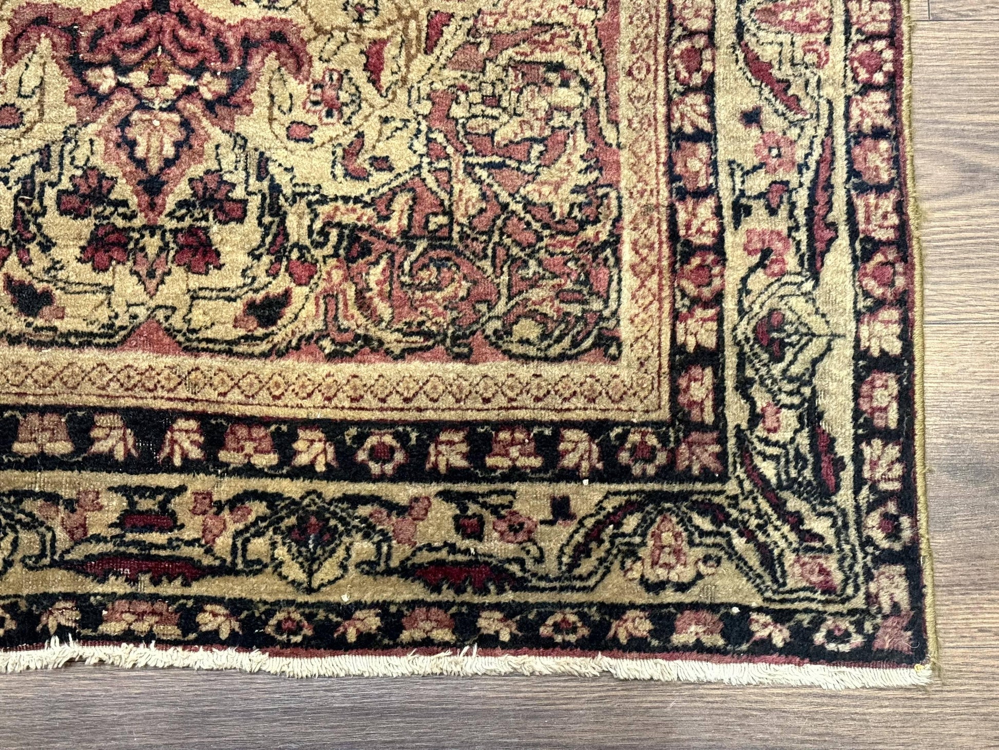 Antique Persian Lavar Rug 3x5, Persian Kerman Rug, Traditional Persian Carpet - Nuvé