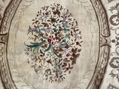Palace Size Aubusson Rug 12x18, Extra Large, French European Carpet, Soft Wool Pile, Elegant - Nuvé