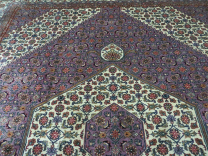 8' X 10' Vintage Fine Handmade India Wool Rug Hand Knotted Carpet Detailed Nice - Nuvé