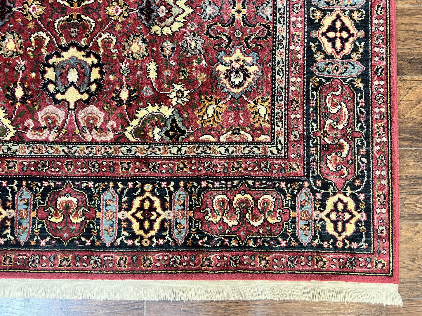 Karastan Rug 6x9, Williamsburg Herati #558, Wool Karastan Carpet, Vintage Karastan Persian Area Rug, Wool Pile - Nuvé