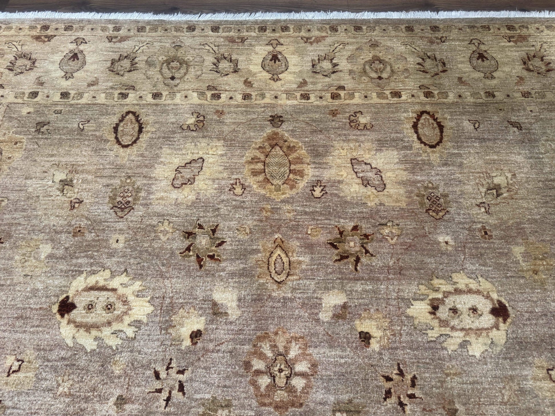 Pakistani Peshawar Rug 8x11, Indo Persian Mahal Carpet, Traditional Wool Oriental Rug - Nuvé
