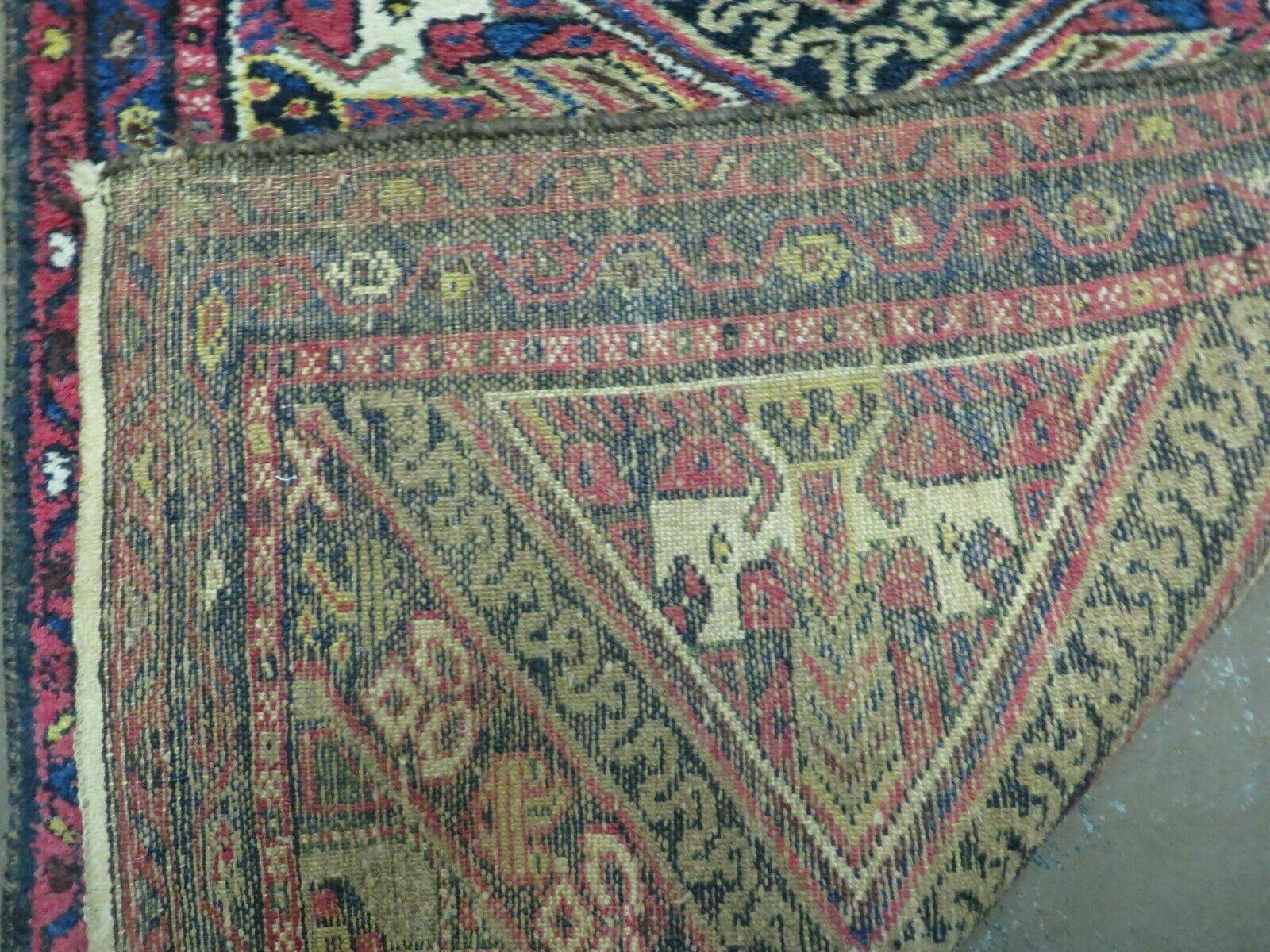 2' 6" X 9' Antique Handmade Turkish Anatolian Wool Runner Rug Nice - Nuvé