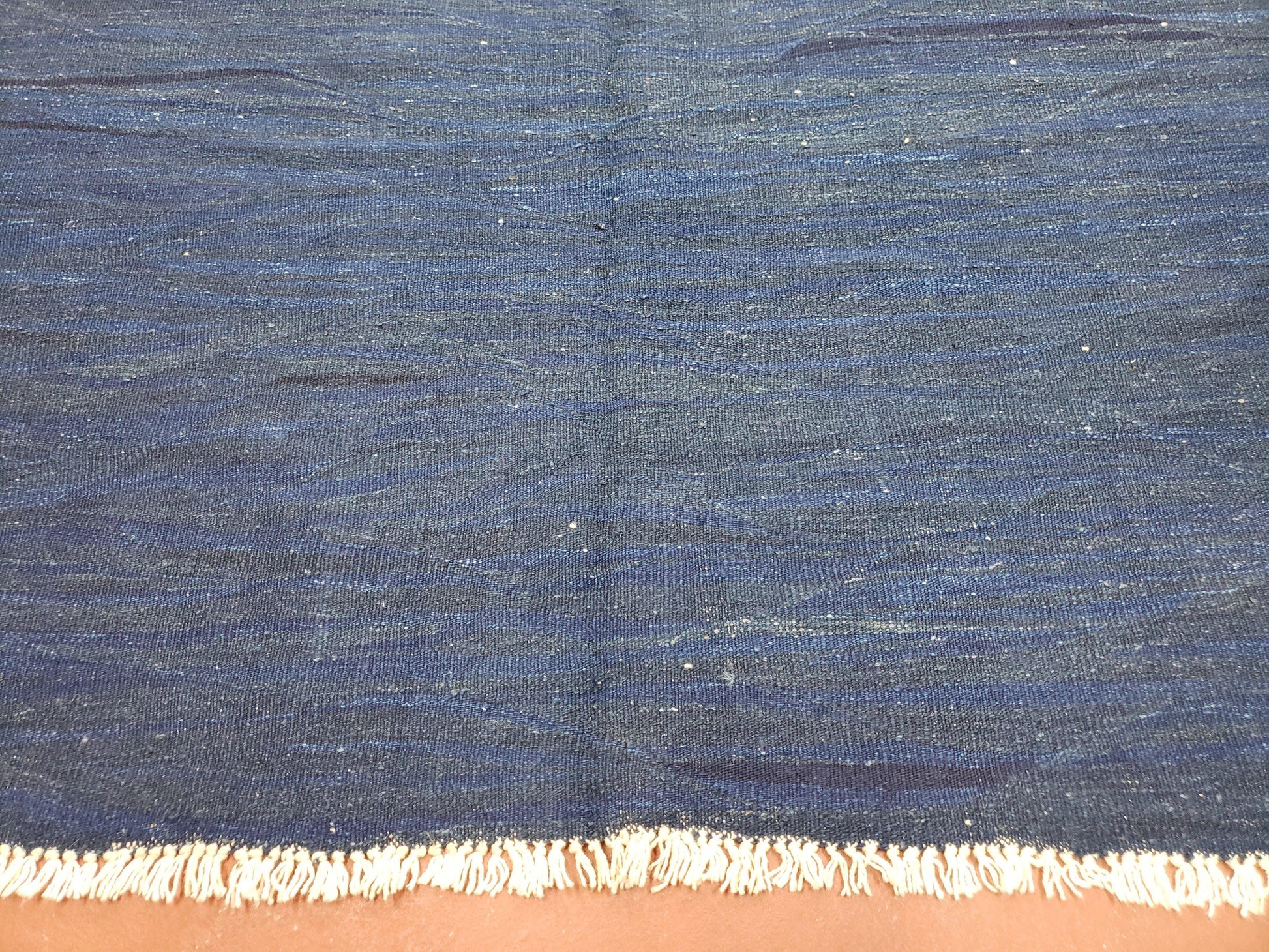 Large Turkish Kilim Rug, 6x9 - 7x10 Rug, Flatweave Carpets, Blue Rug, Abstract Rug, Playroom Rug, Rug for Nursery Room, Boho Rug, Wool - Nuvé