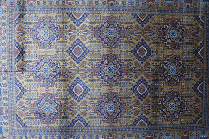 Hand-Knotted Zerkhaki Afghan Wool Area Rug – 6'7" x 9'7" | Rich Brown Tones, Durable Craftsmanship - Nuvé