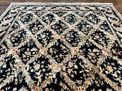 Pak Persian Rug 8x10, Black, Handmade - Nuvé