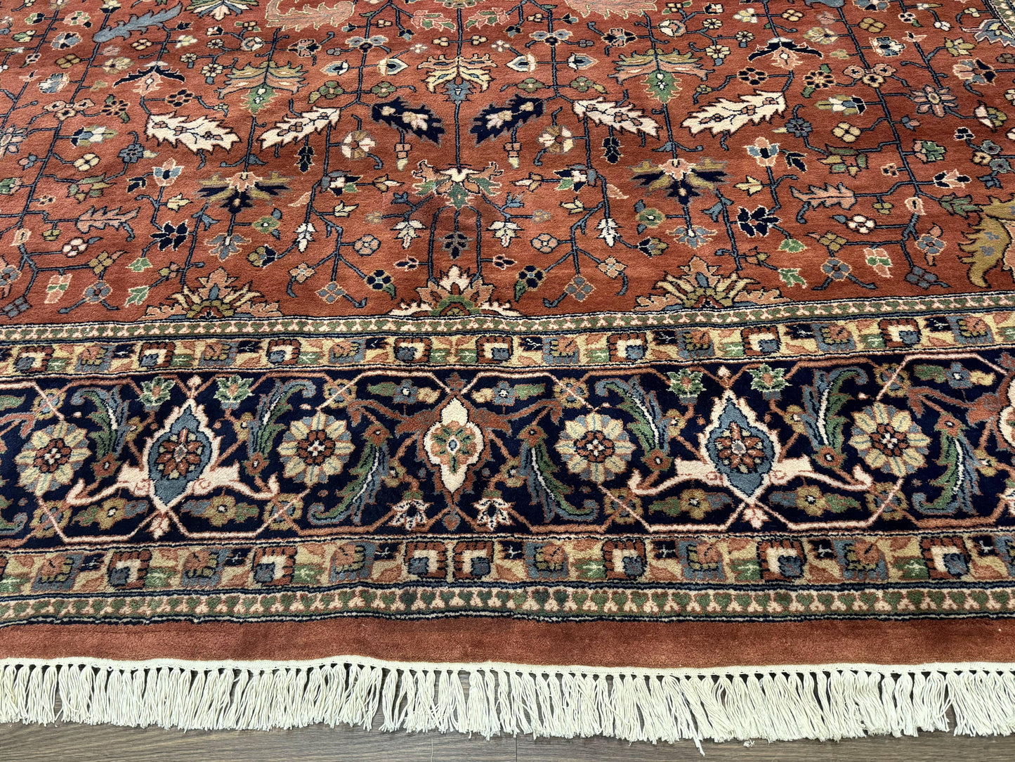 Indo Persian Heriz Rug 10x15, Allover Pattern, Large Wool Handmade Rug - Nuvé