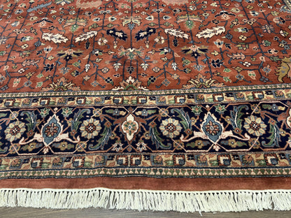 Indo Persian Heriz Rug 10x15, Allover Pattern, Large Wool Handmade Rug - Nuvé