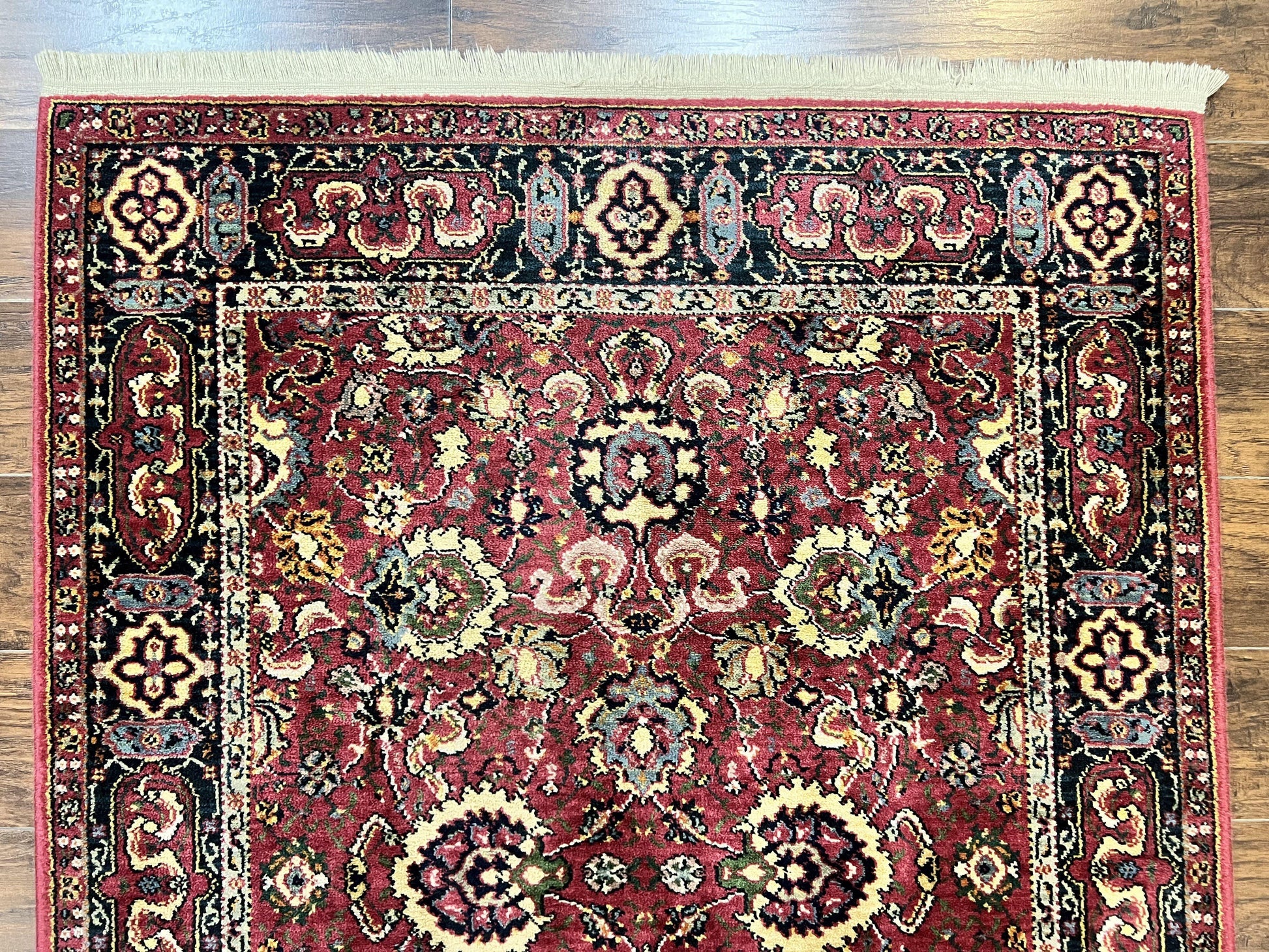 Karastan Rug 4x6, Williamsburg Herati #558, Wool Karastan Carpet, Vintage Karastan Persian Area Rug, Wool Pile - Nuvé