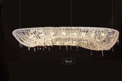 Oval Modern Crystal Chandelier - Nuvé