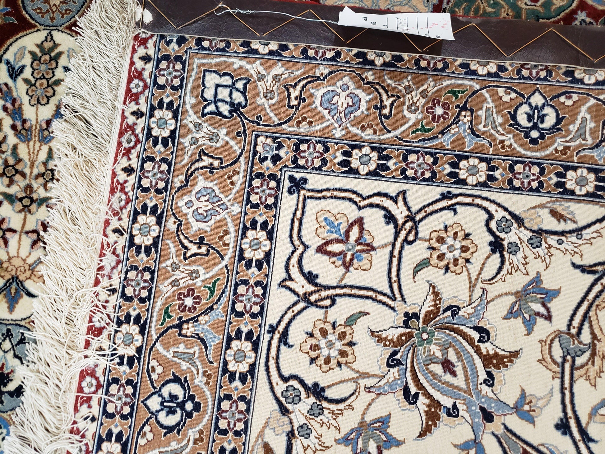 Persian Nain Rug 11x15 – Wool on Silk, Hand-Knotted, Signed Masterpiece - Nuvé