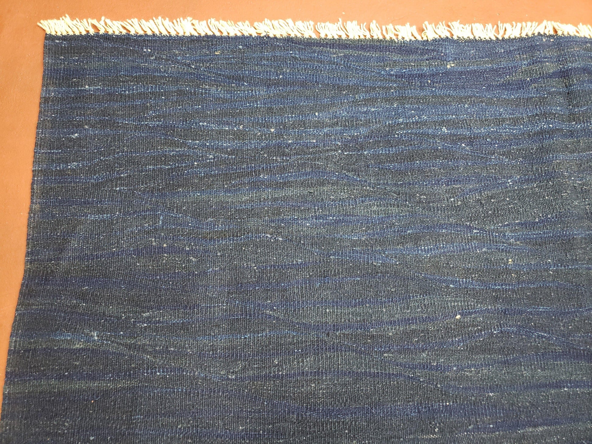 Large Turkish Kilim Rug, 6x9 - 7x10 Rug, Flatweave Carpets, Blue Rug, Abstract Rug, Playroom Rug, Rug for Nursery Room, Boho Rug, Wool - Nuvé