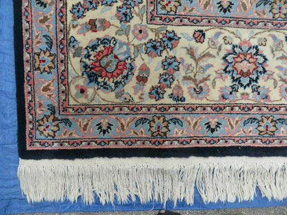 10' X 14' Vintage Handmade India Wool Hand Knotted Carpet Rug Organic Dyes Nice - Nuvé