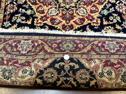 Pak Persian Sarouk Rug 3x5, Navy Blue and Red - Nuvé