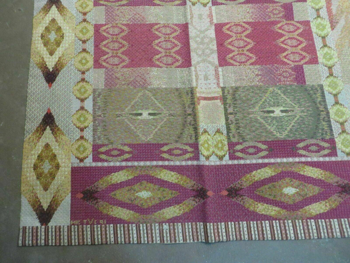 7' X 10' Michaelian & Kohlberg Handmade Aubusson Design Needlepoint Rug Rare