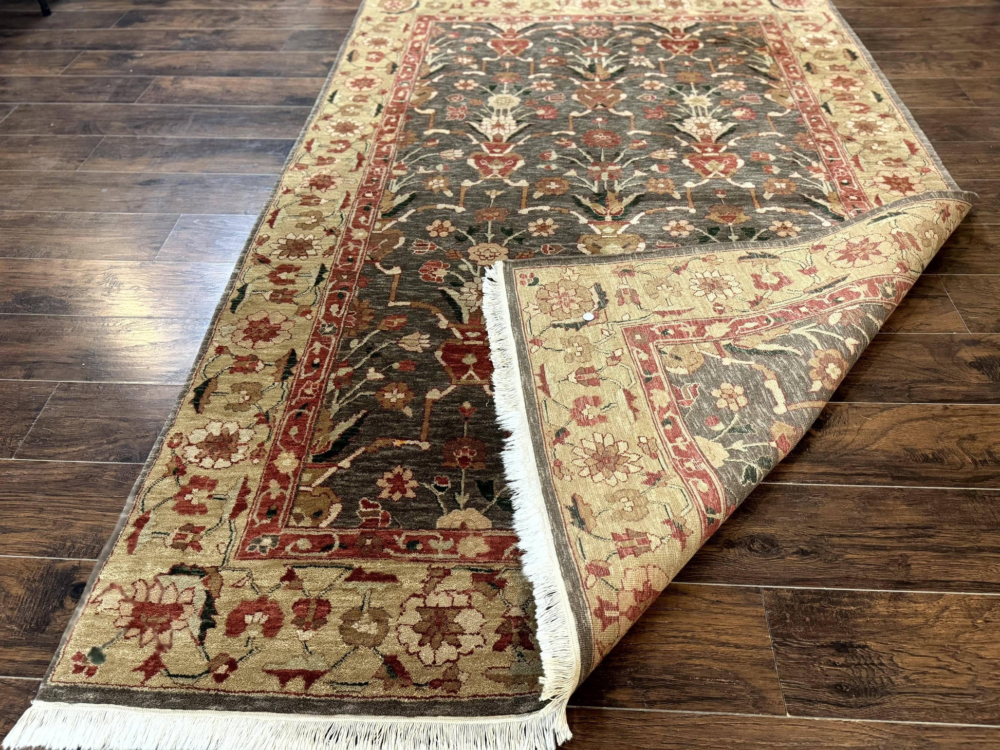 Pak Persian Mahal Rug 6x9, Floral Handmade Wool Traditional Oriental Carpet - Nuvé