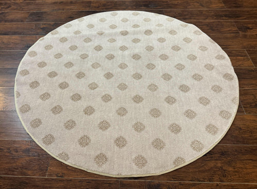 Round Power Loomed Rug 5x5, Contemporary Modern Round Carpet, 5ft Round - Nuvé