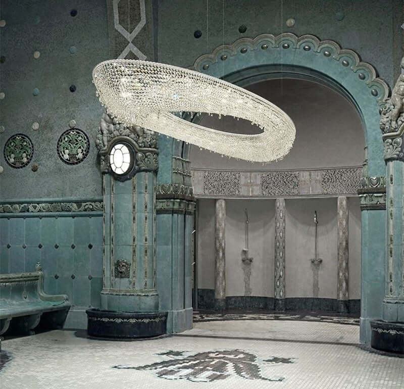 Oval Modern Crystal Chandelier - Nuvé