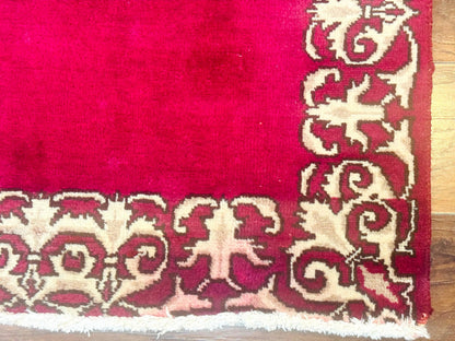 Red Persian Kerman Runner Rug 3x16 - Nuvé