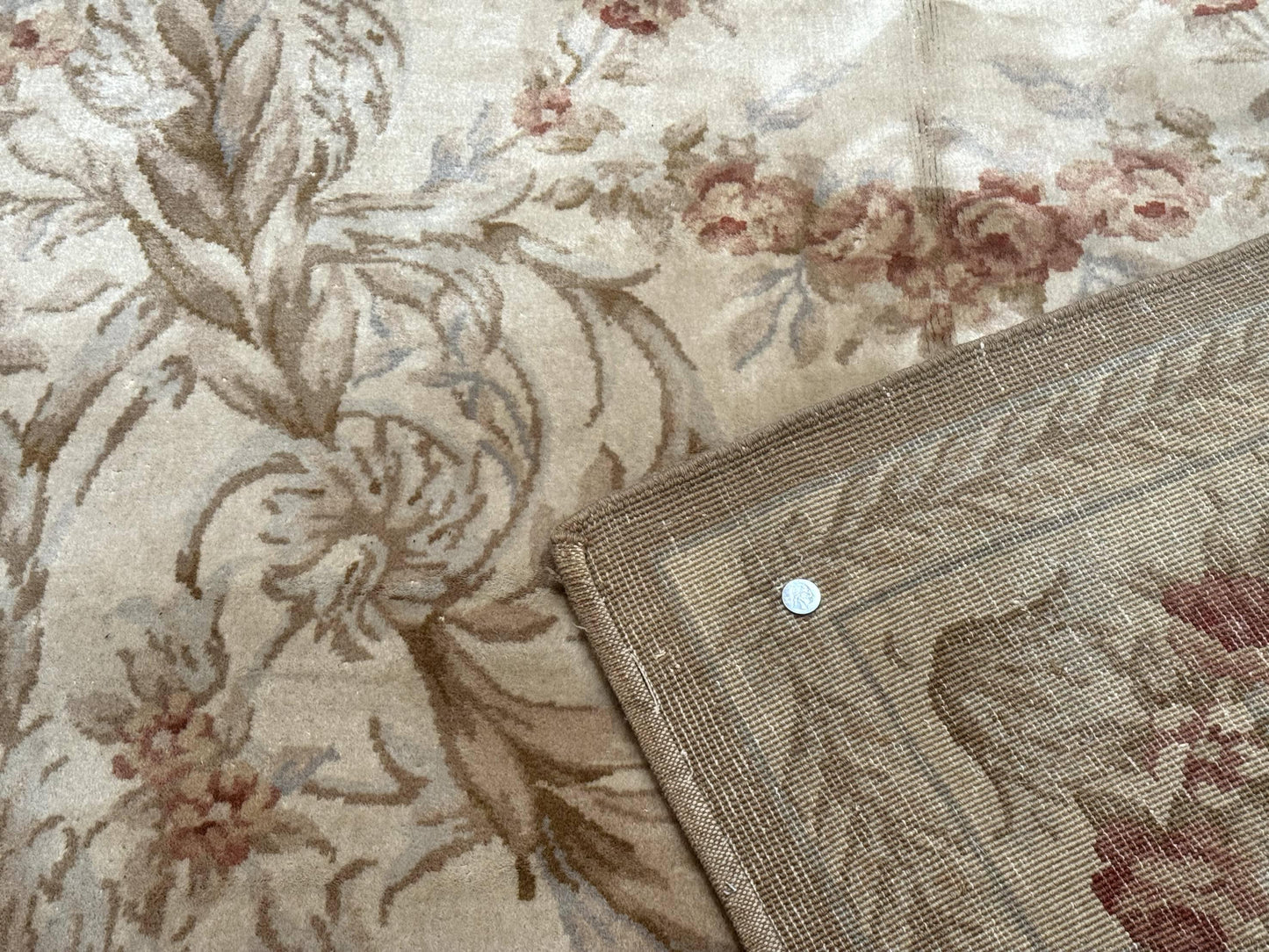 Chinese Aubusson Wool Rug 10x14, European Design, Thick Wool Pile - Nuvé