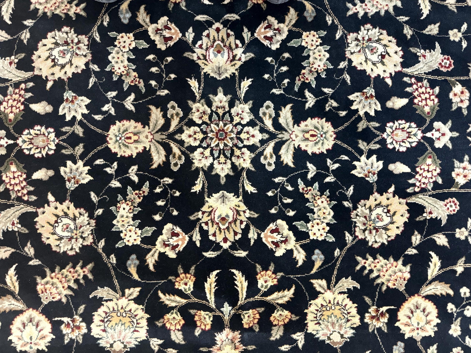 Black Pak Persian Rug 8x10, Floral Allover - Nuvé