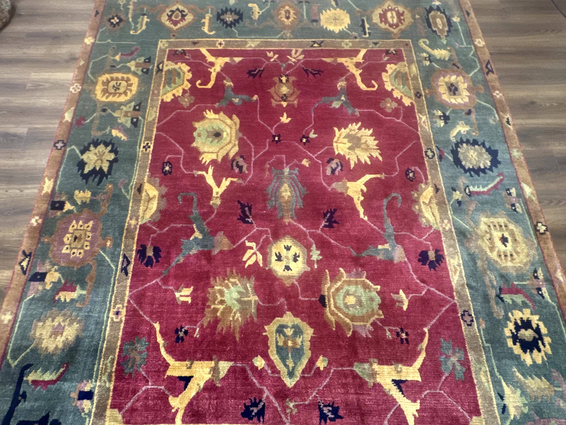 Tufenkian Rug 8x10, Tibetan Room Sized Carpet, Soft Thick Wool Pile - Nuvé