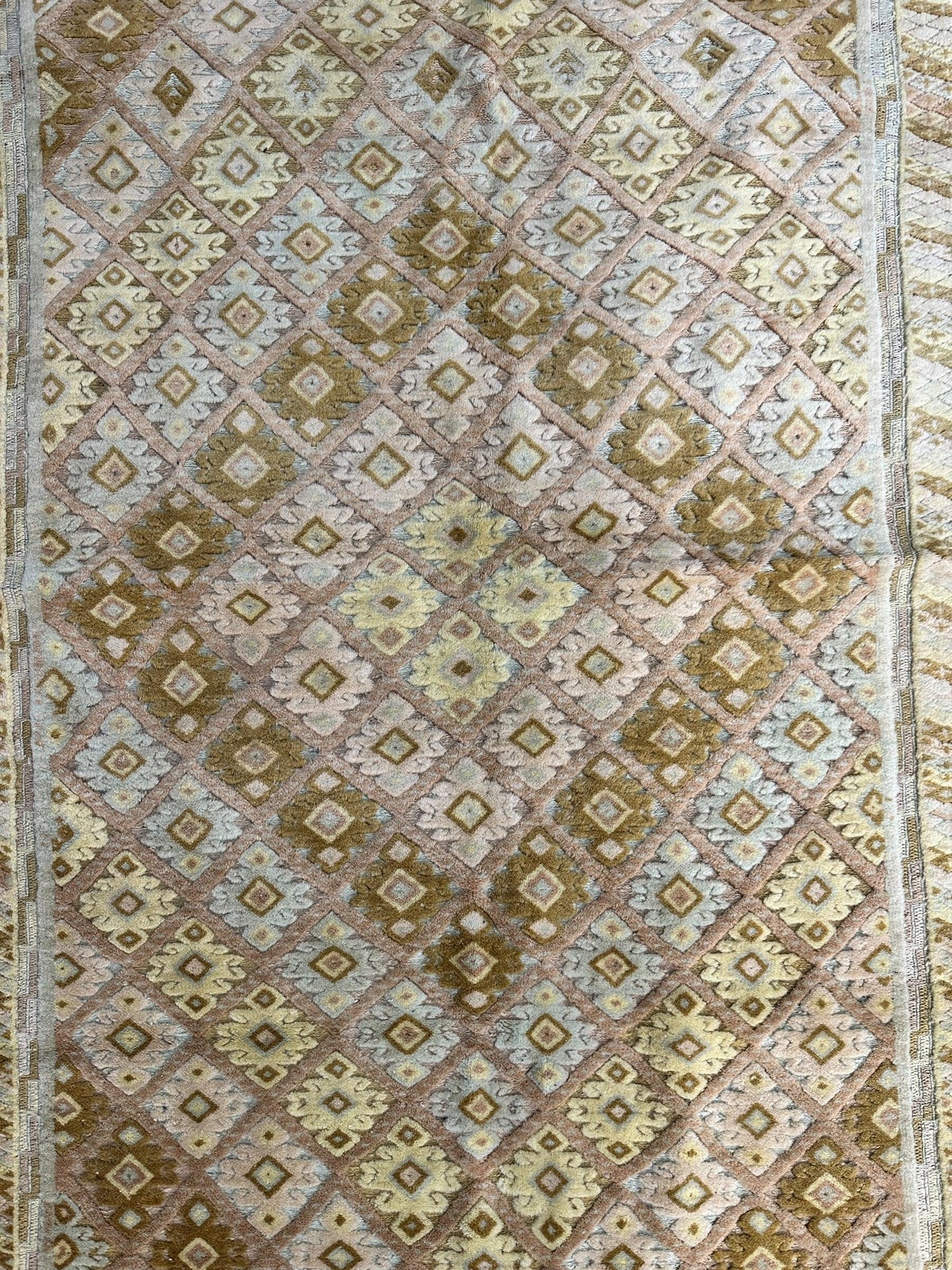 Hand-Knotted Afghani Nakhunak Wool Rug - 4' x 4'11" - Nuvé
