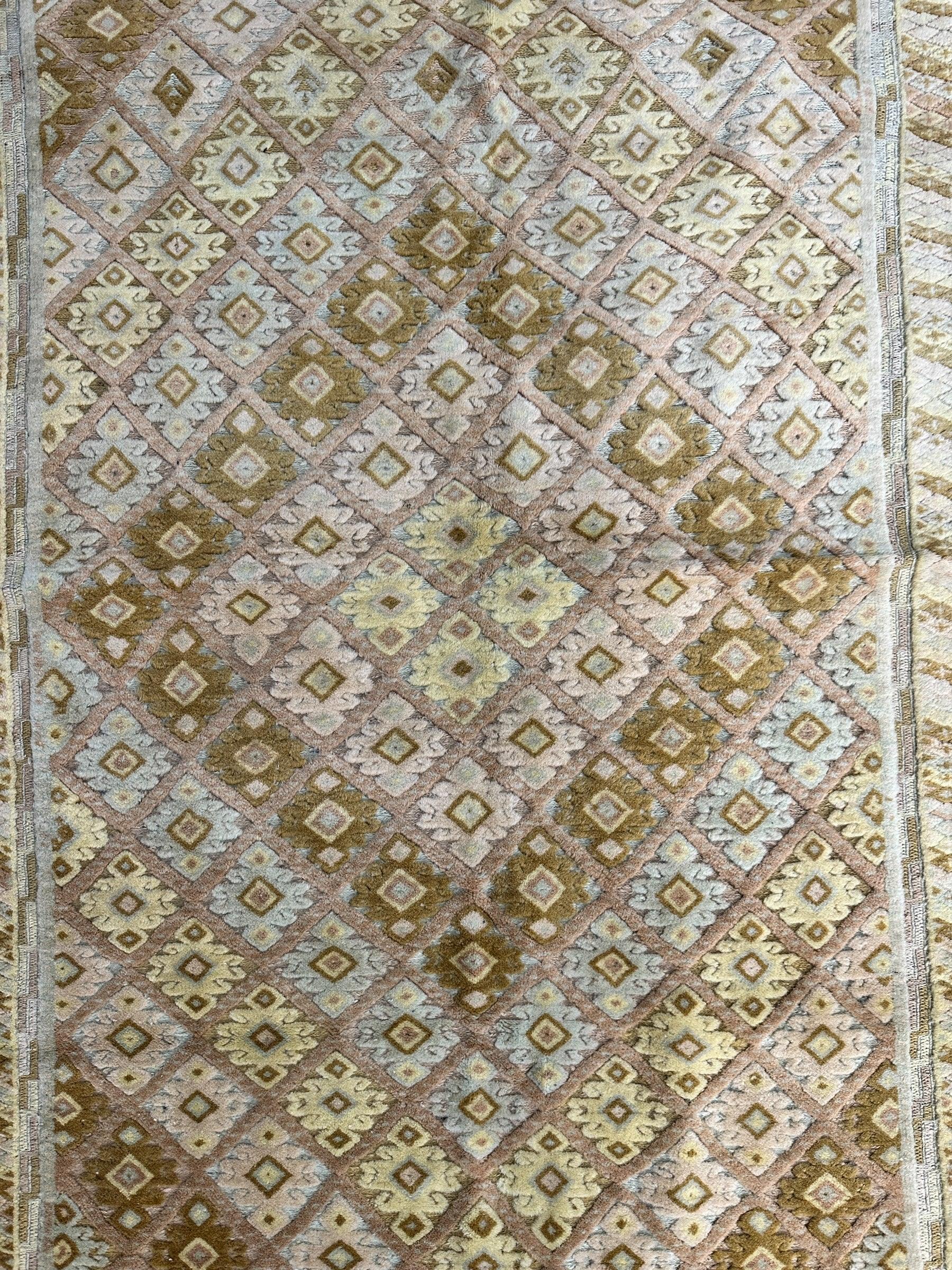 Hand-Knotted Afghani Nakhunak Wool Rug - 4' x 4'11" - Nuvé