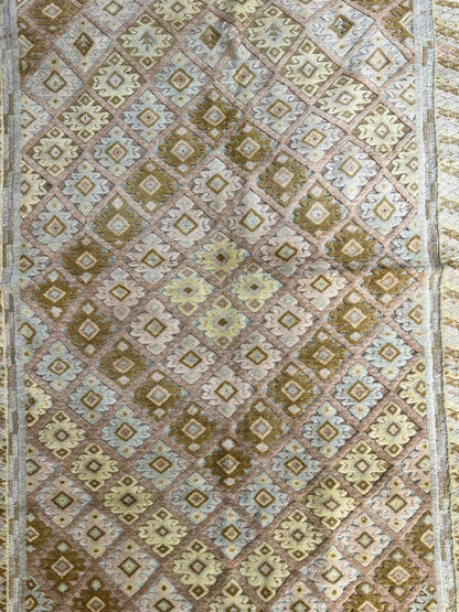 Hand-Knotted Afghani Nakhunak Wool Rug - 4' x 4'11" - Nuvé