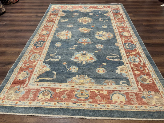 Turkish Oushak Rug 6x9, Sultanabad Carpet, Medium Size Oriental Rug - Nuvé