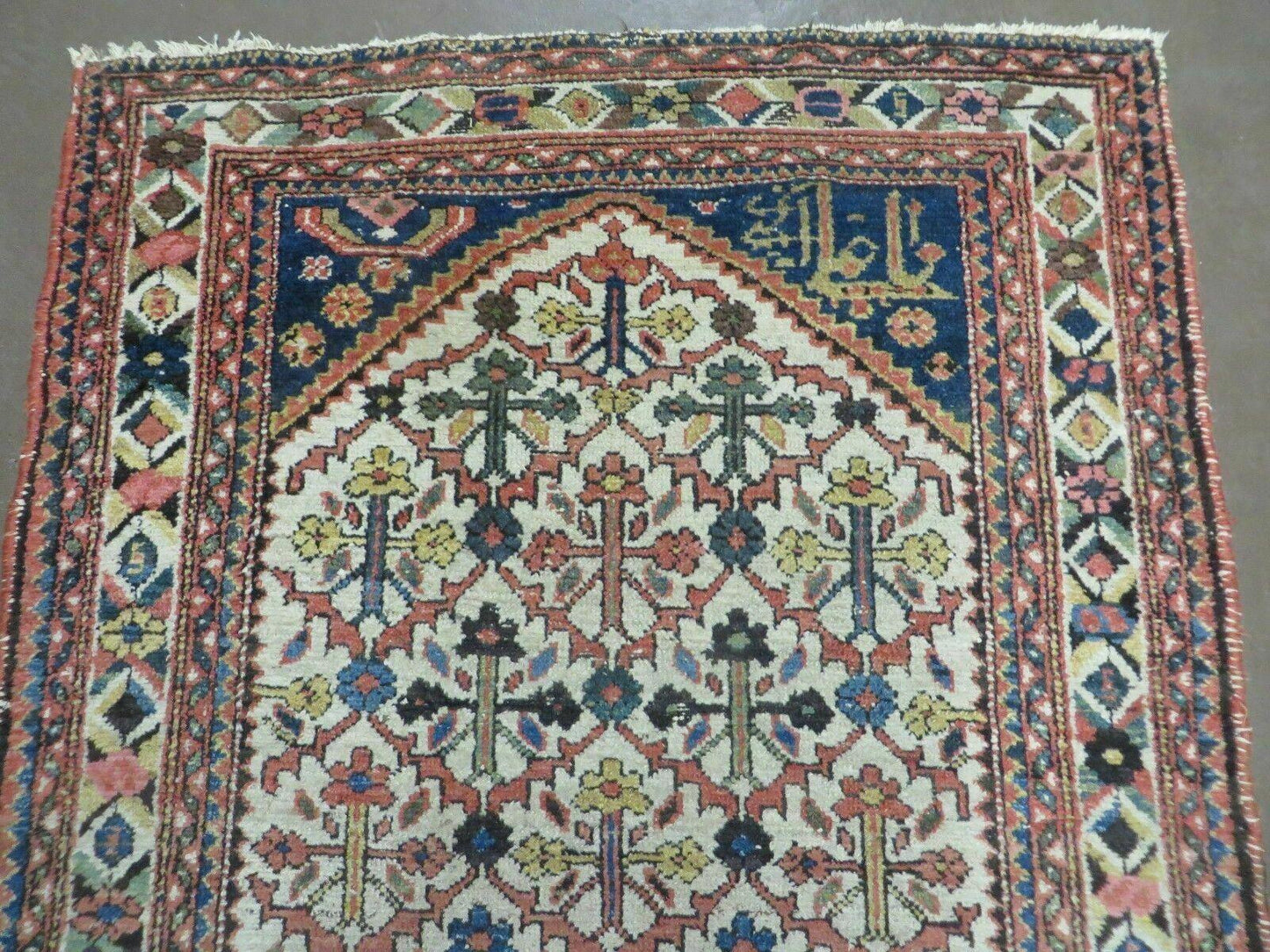 3' 3"X 10' Antique Handmade Caucasian Shirvan Wool Runner Rug Nice - Nuvé