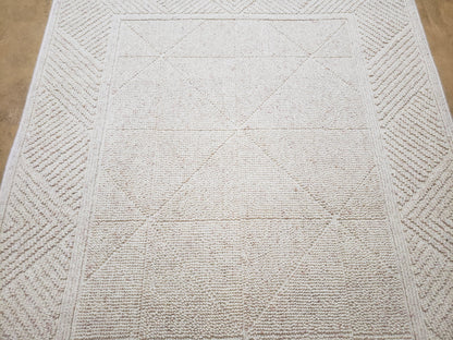 3x5 Karastan Sisal Rug Collection, Design 379/80504, Sambava II, 3'6 x 5'3, Beige Karastan Rug with Label, Authentic Karastan, Entryway Rug - Nuvé