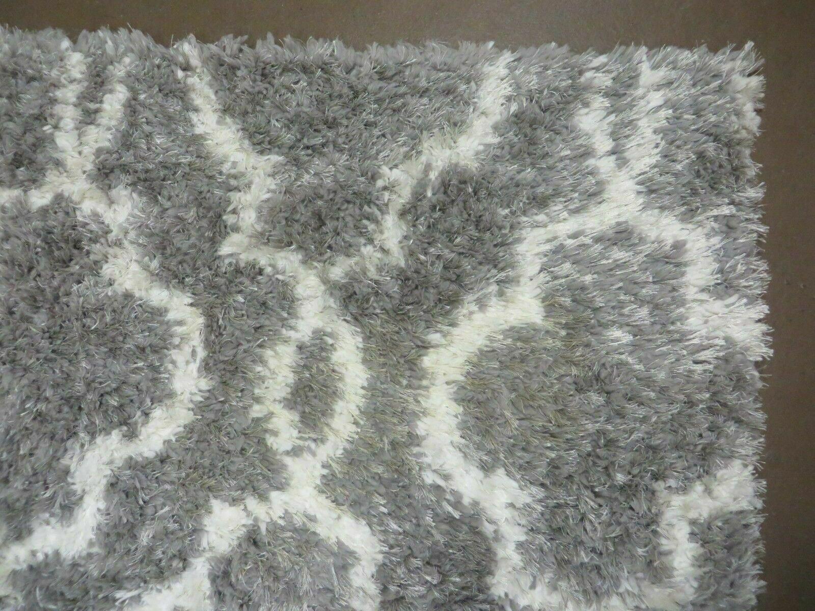 5' X 7' Modern Contemporary Israel Made Glimmer 205-45 Shag Rug Acrylic Bohemian Boho Home Décor - Nuvé