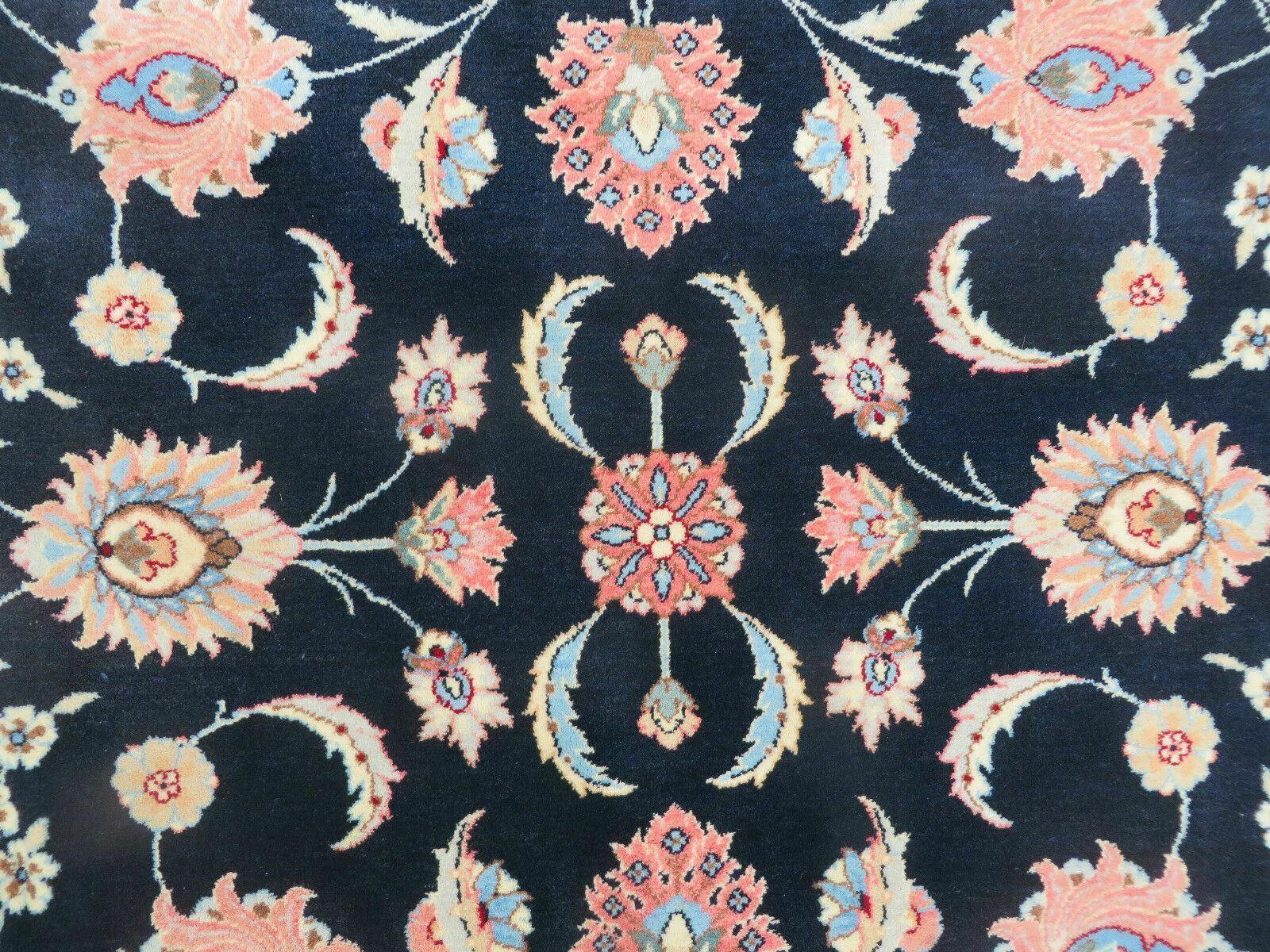 10' X 14' Vintage Handmade India Wool Hand Knotted Carpet Rug Organic Dyes Nice - Nuvé