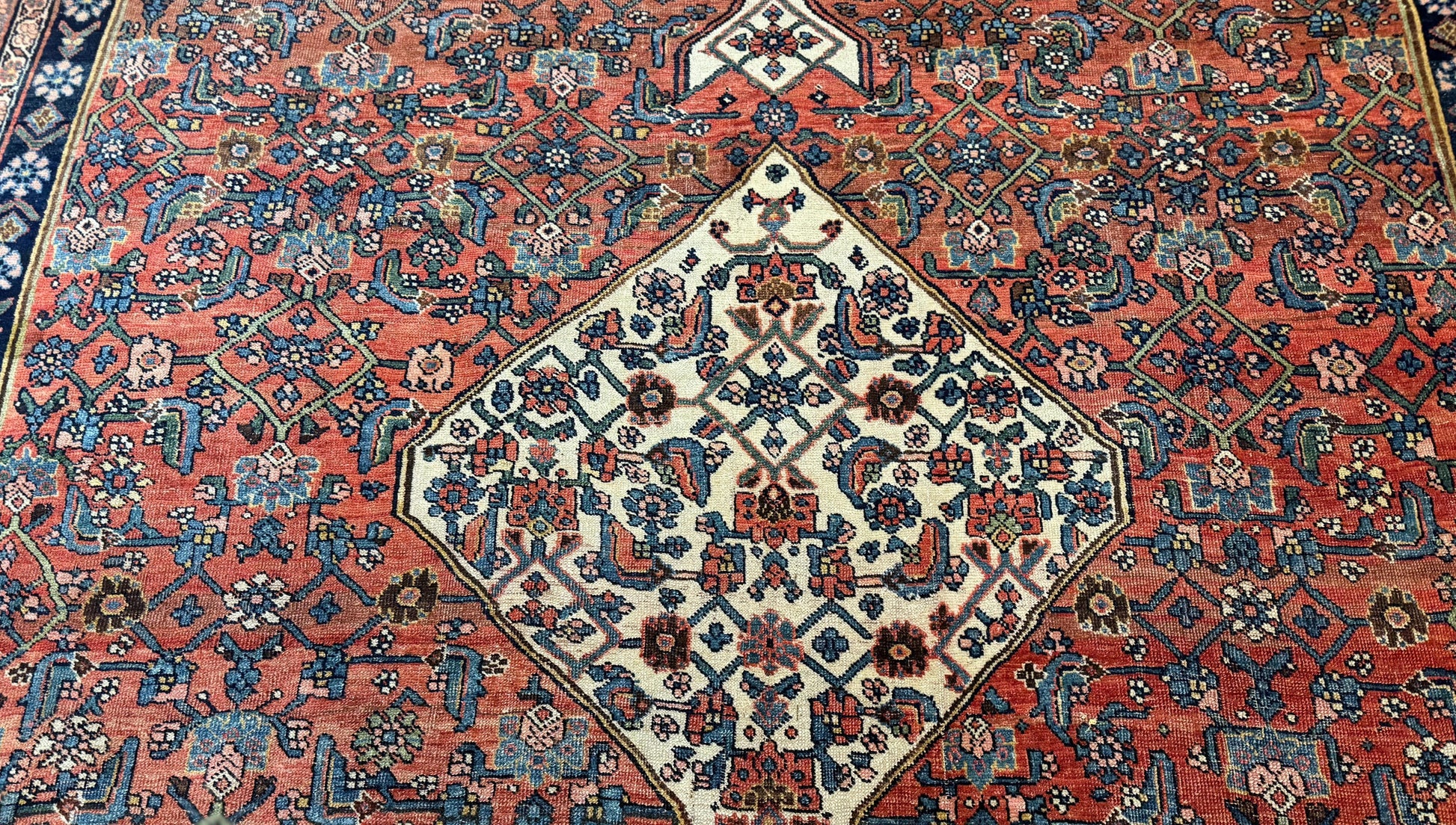 Antique Persian Bidjar Rug 8x12, Rare Persian Carpet - Nuvé