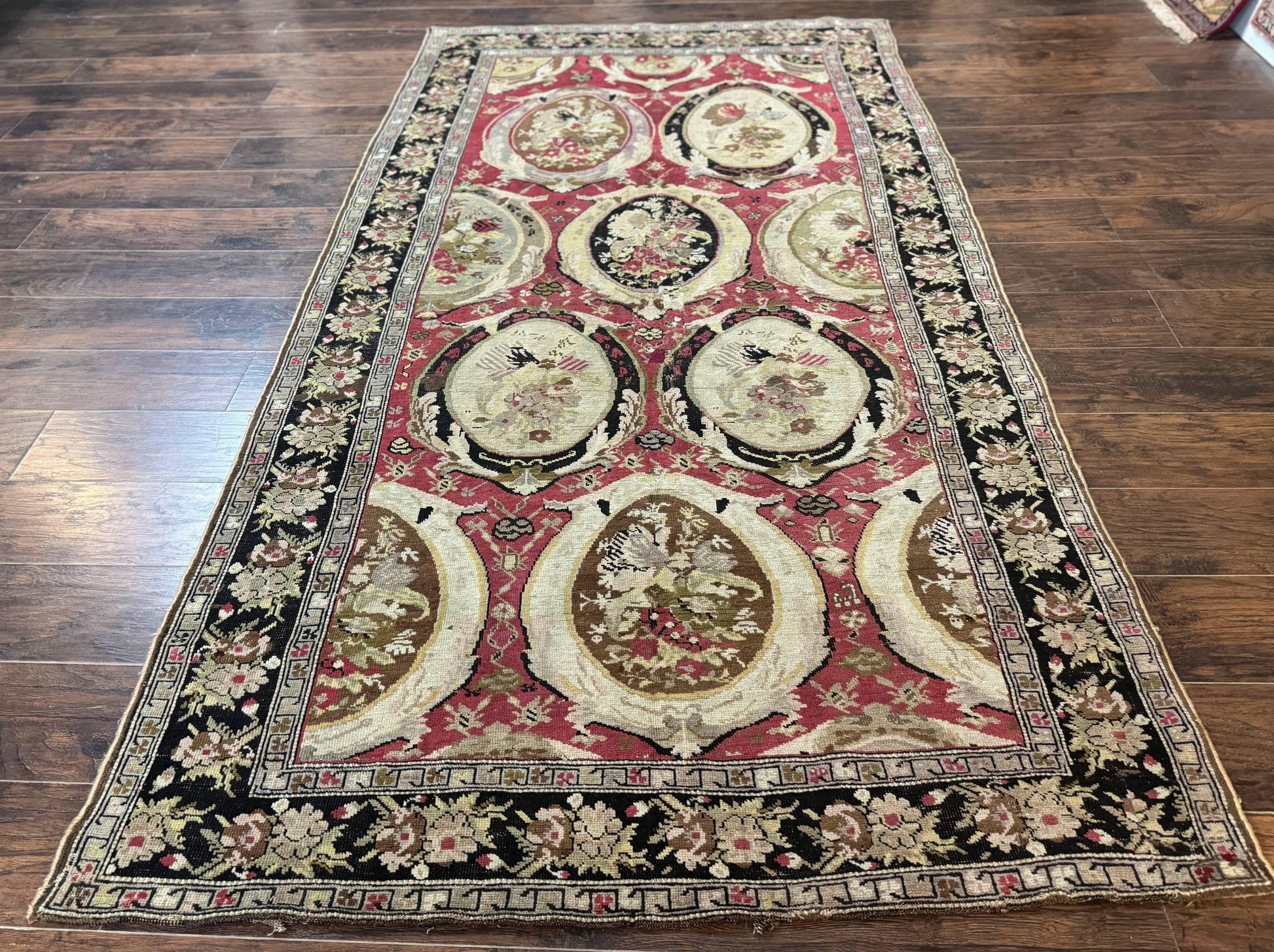 Antique Caucasian Karabakh Rug 5x10 - Nuvé