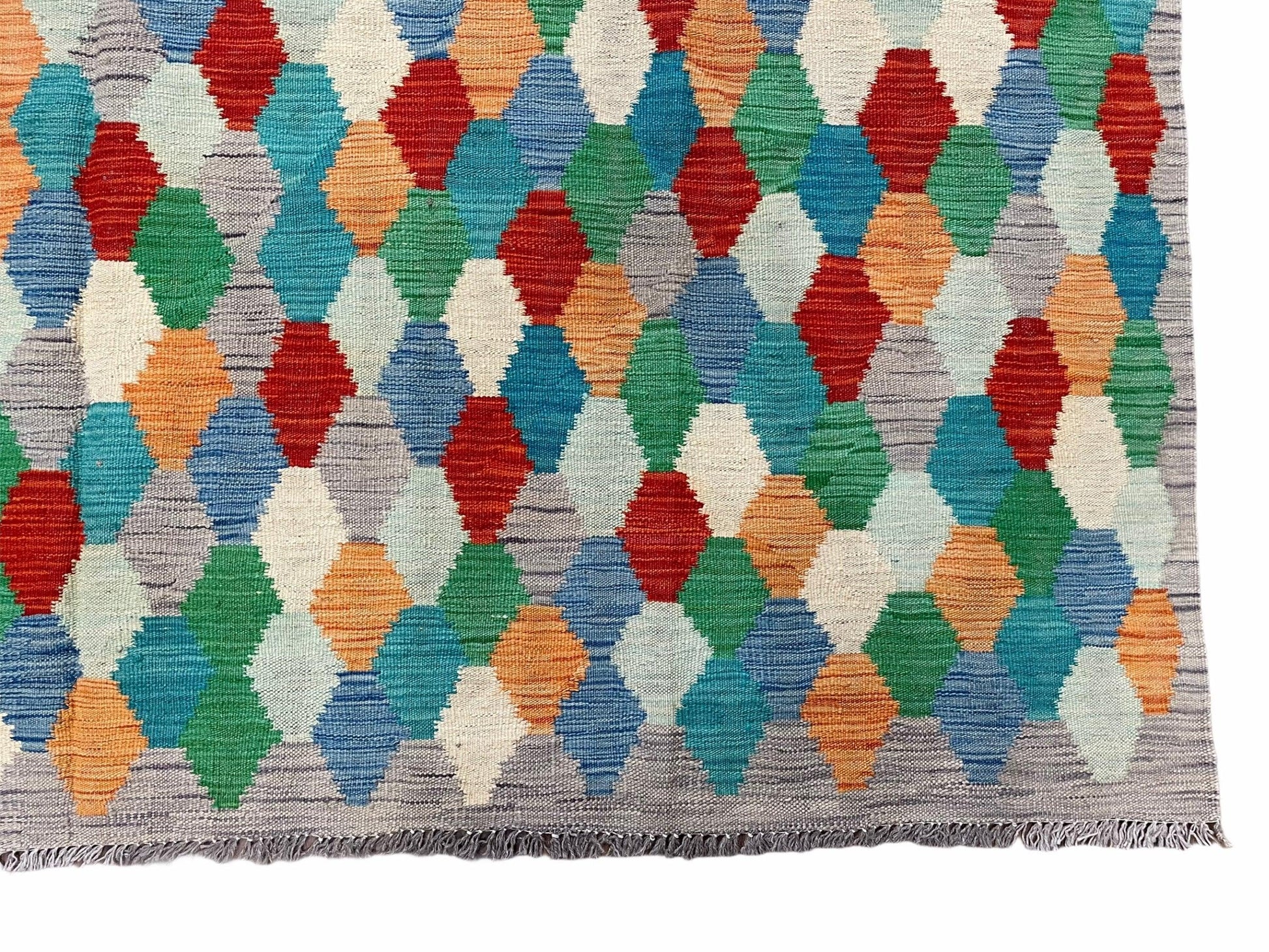 6.5 x 9.5 Colorful Chobi Kilim Rug 6 x 9 Multicolor Turkish Kilim Rug 7x10 Chobi Kilim Rug Playroom Rug Wool Kilim Rug 6x9 New Tribal Kilim - Nuvé
