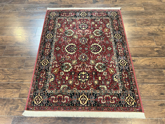 Karastan Rug 4x6, Williamsburg Herati #558, Wool Karastan Carpet, Vintage Karastan Persian Area Rug, Wool Pile - Nuvé