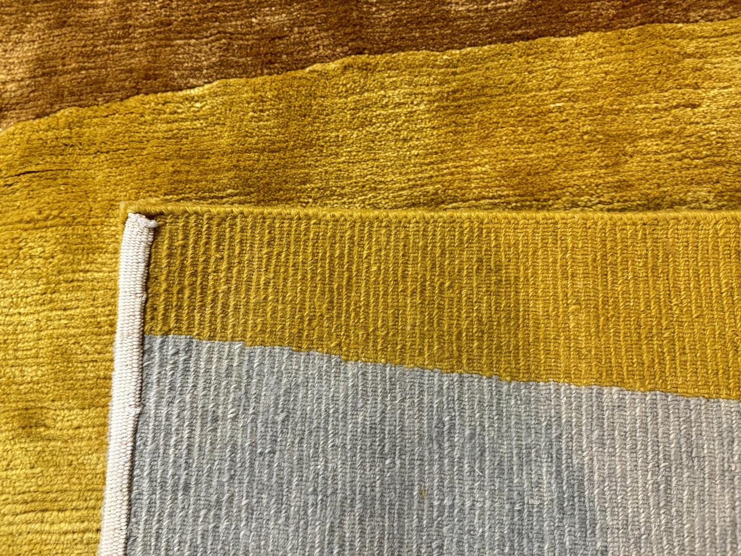 Modern Tibetan Rug 9x10, Wool Handmade Tibetan Area Rug, Abstract Multicolor - Nuvé