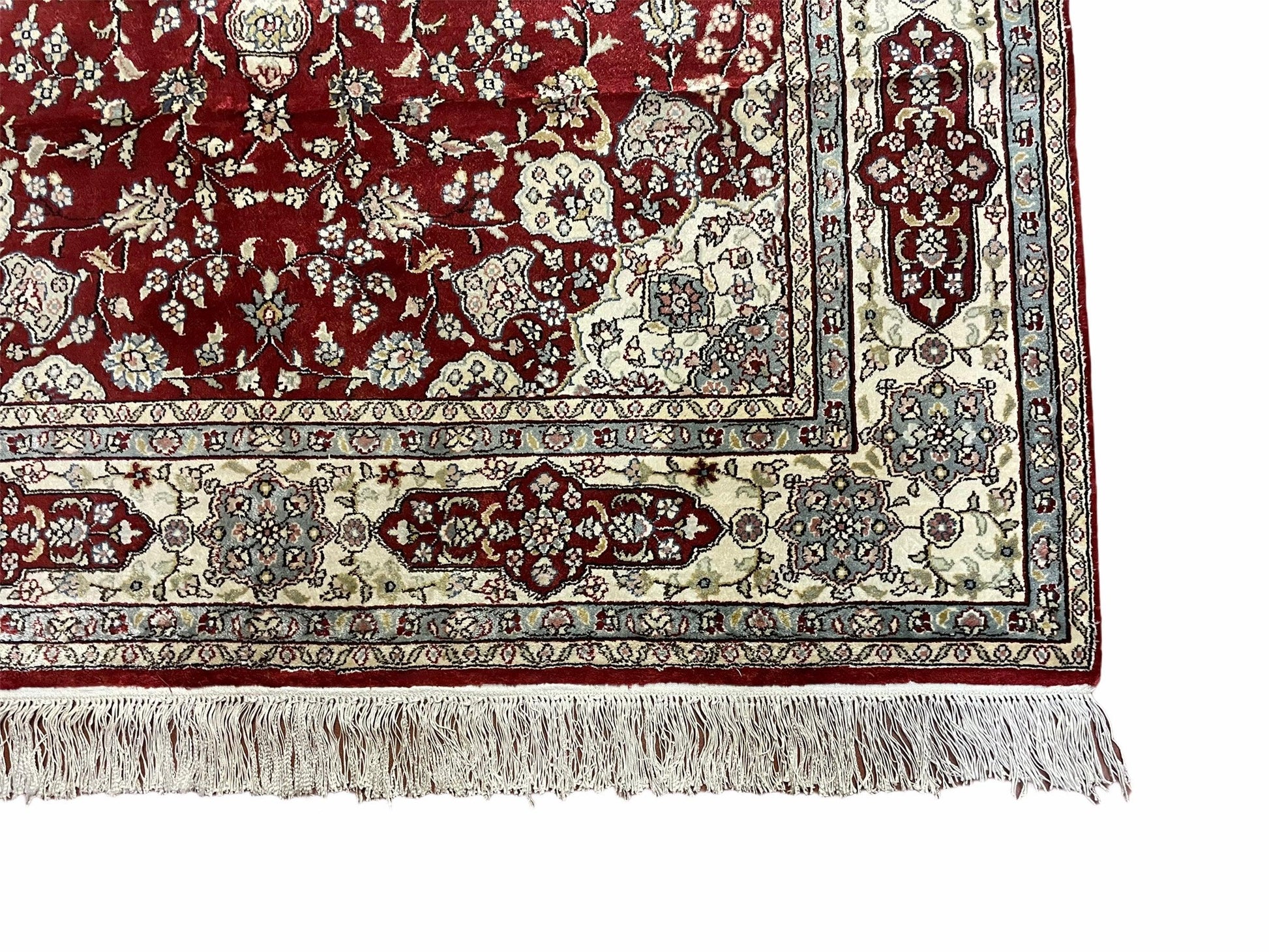4' X 6' Vintage Fine Handmade Chinese Oriental Silk Rug 400 KPSI Wow - Nuvé