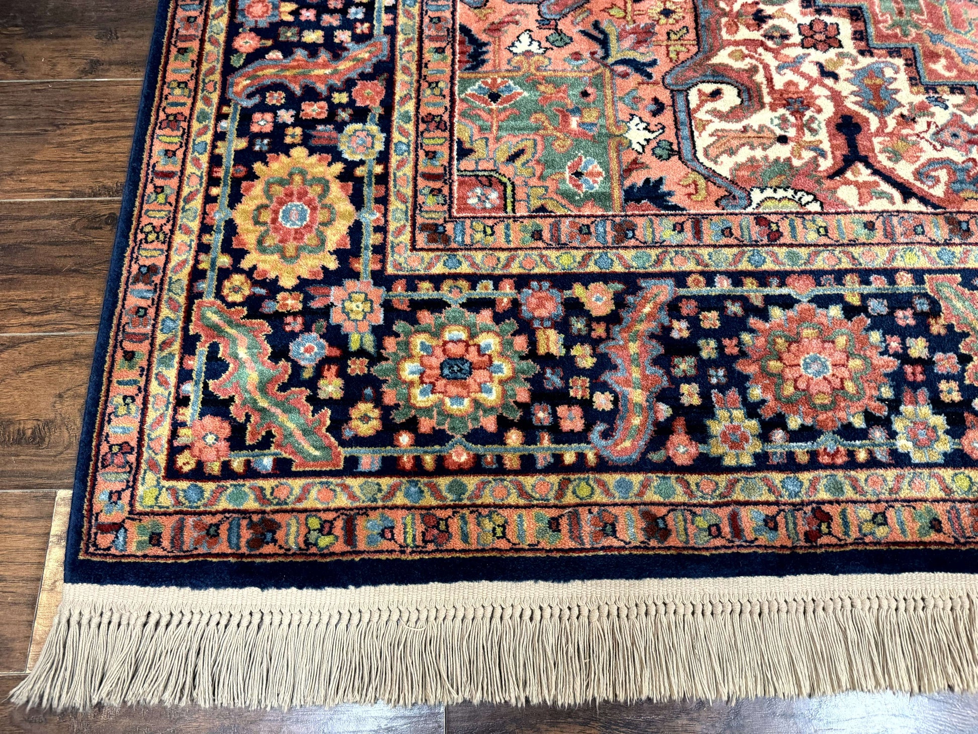 8.8 x 12 Karastan Heriz Rug #726, Vintage Wool Discontinued Carpet, Original 700 Series - Nuvé