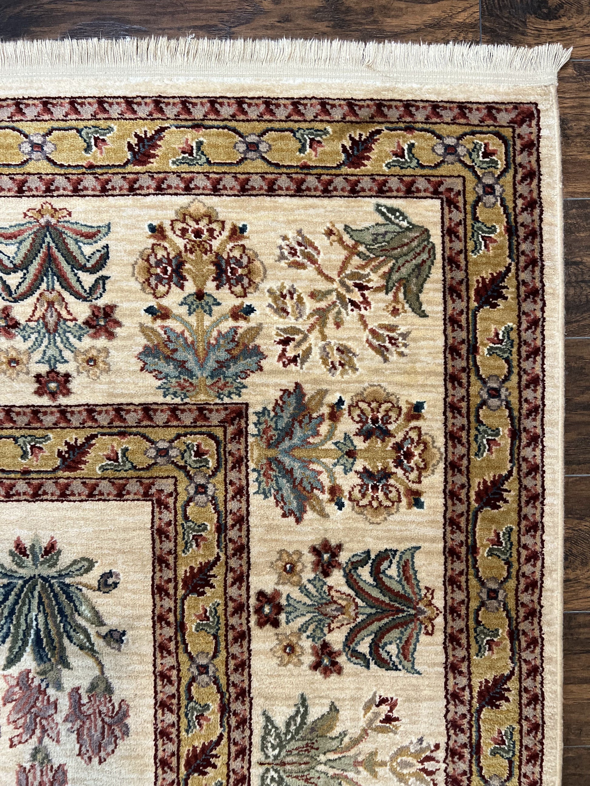Karastan Rug 8.8 x 12, Ashara Amritsar #549, Oatmeal Color, Wool Pile Karastan Carpet, Discontinued Karastan Area Rug, Decorative - Nuvé