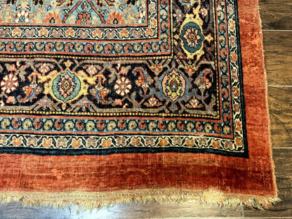 Antique Persian Bijar Rug 7x15 - Nuvé