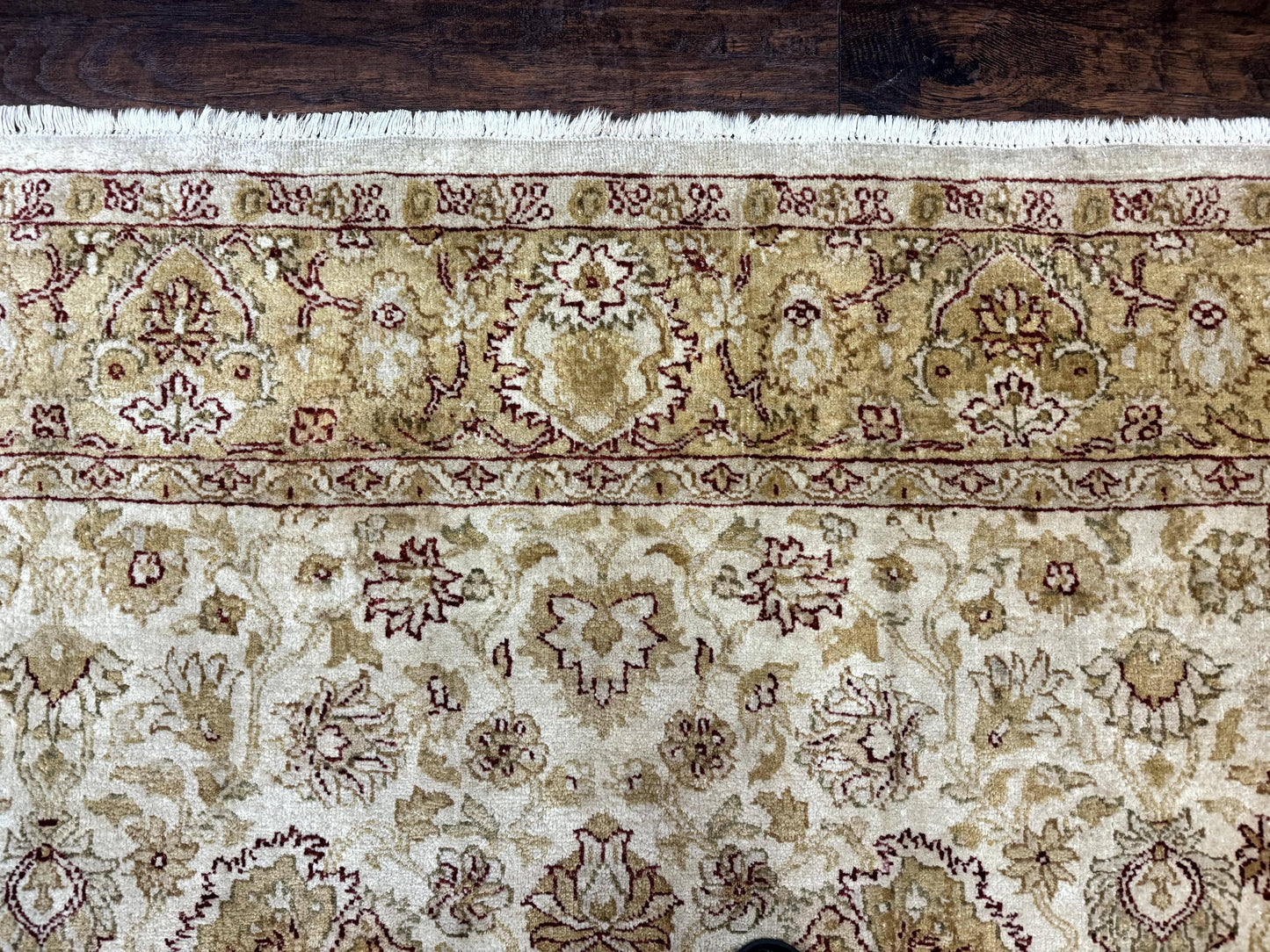 Turkish Oushak Rug 6x9, Vintage, Beige - Nuvé