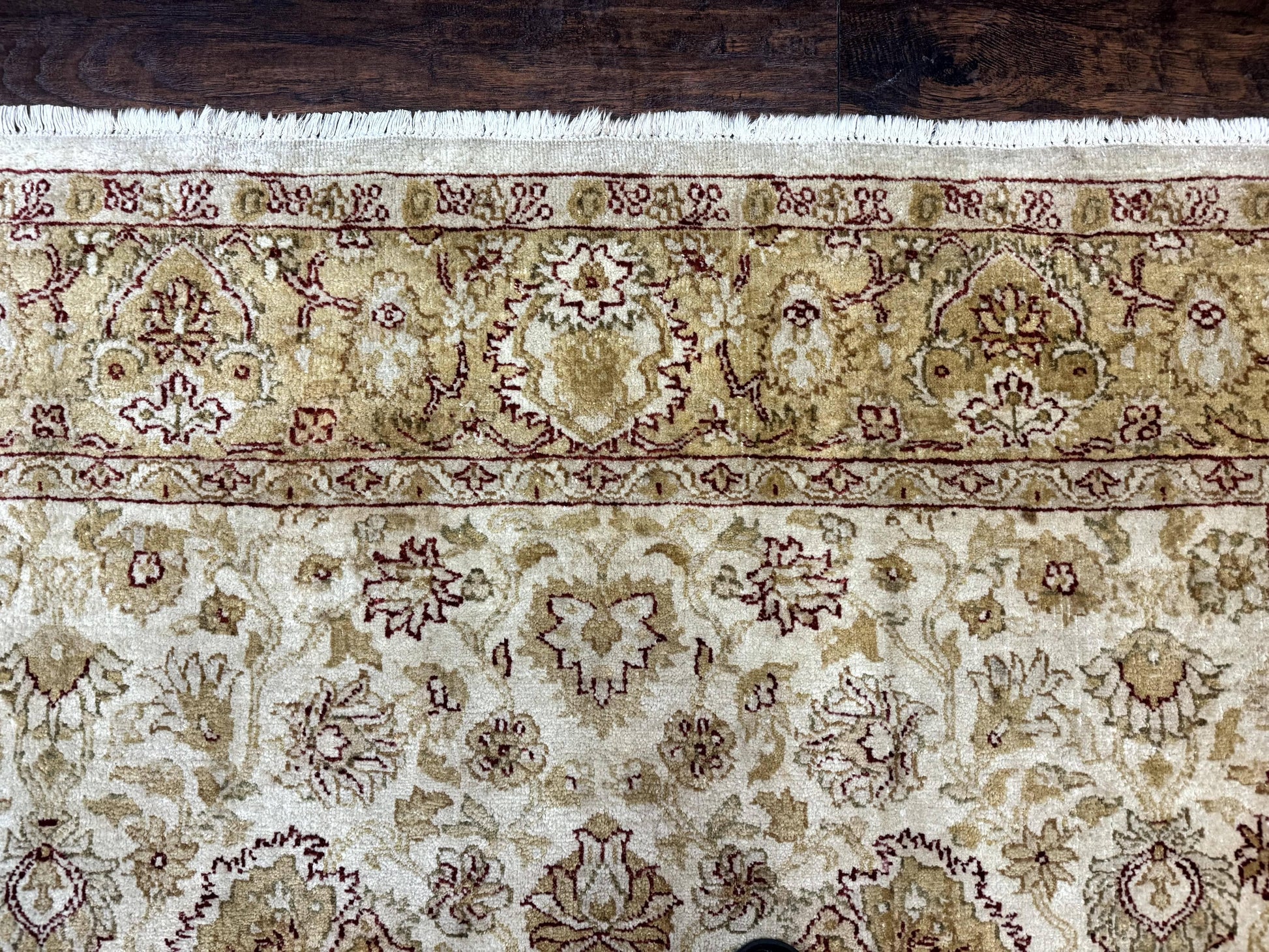 Turkish Oushak Rug 6x9, Vintage, Beige - Nuvé