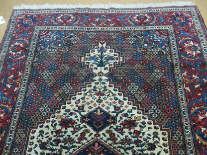 4' X 7' Vintage Handmade Turkish Floral Orient Medallion Wool Veg Dye Rug Nice - Nuvé