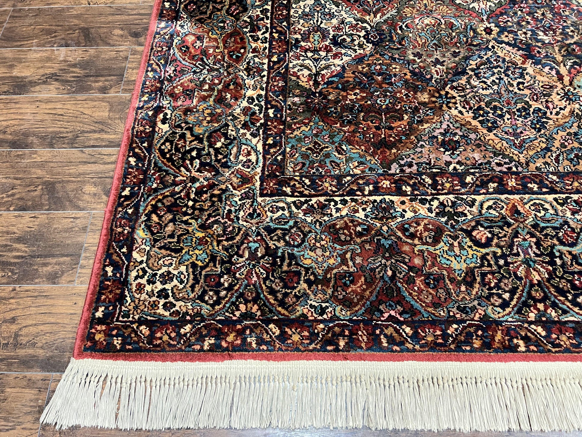 Karastan Multicolor Panel Kirman Rug #717, Wool Karastan Rug 12 x 16, Extra Large Karastan Area Rug, Original Karastan Collection 700 Series - Nuvé