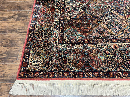 Karastan Multicolor Panel Kirman Rug #717, Wool Karastan Rug 12 x 16, Extra Large Karastan Area Rug, Original Karastan Collection 700 Series - Nuvé