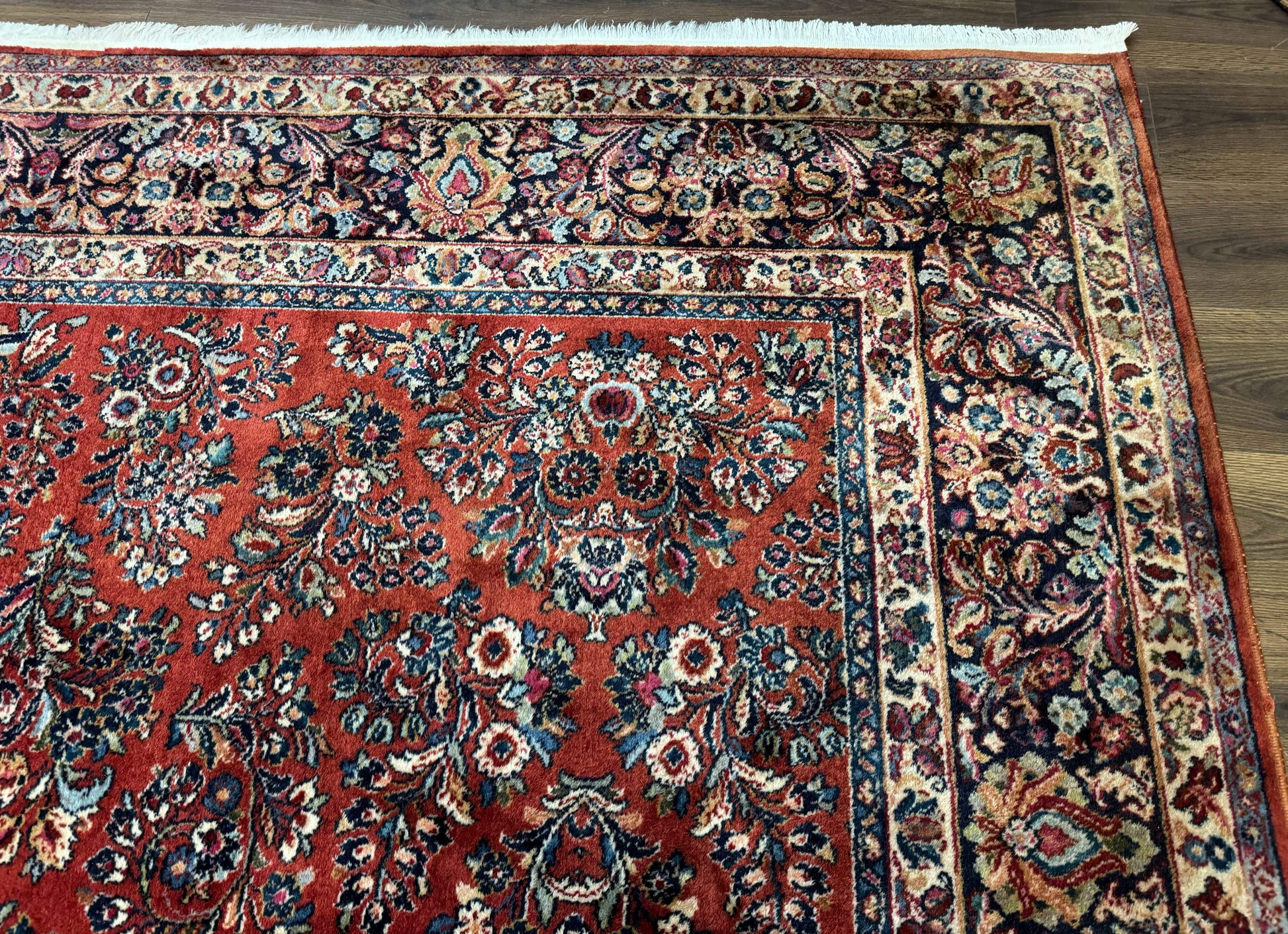 10x18 Karastan Sarouk Rug #785, Wool Large Palace Sized Vintage Karastan Carpet - Nuvé